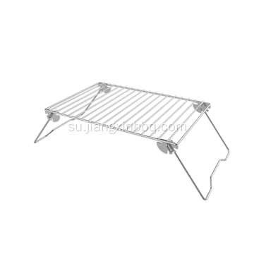Jangkungna adjustable Foldable BBQ grill